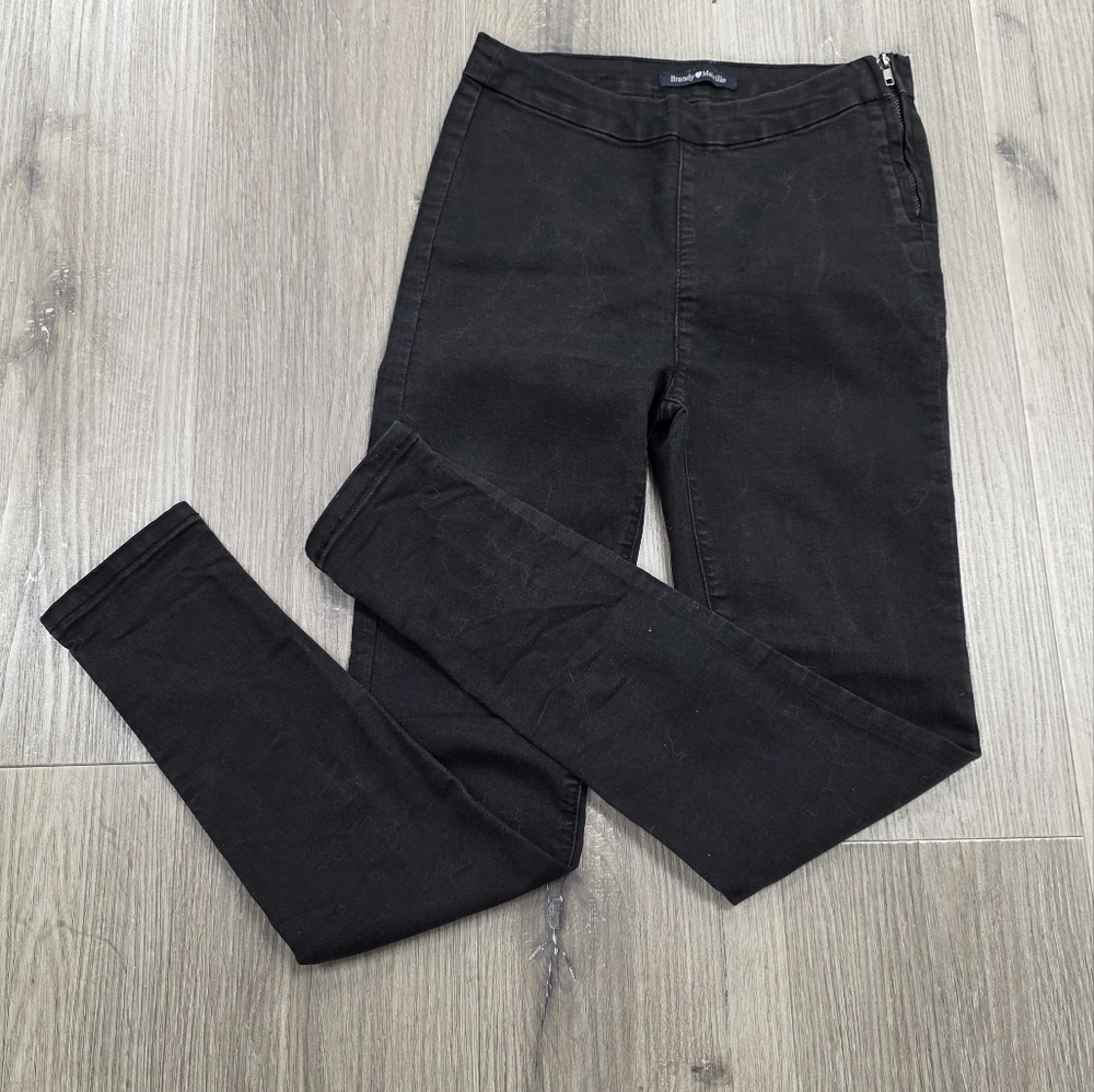 Brandy Melville Black Cotton‎ / Spandex jeans Size Small
